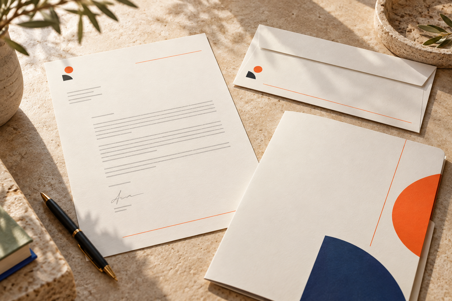 Papier à en-tête et papeterie